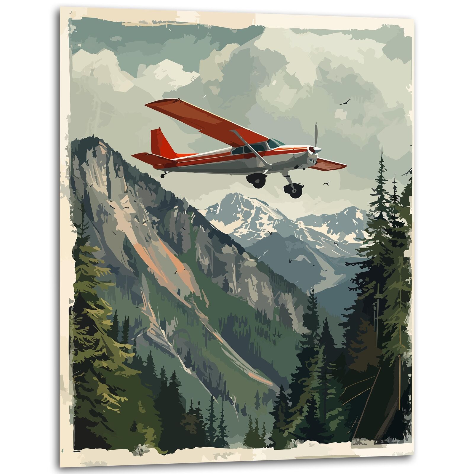 Cessna Boeing Aviation Pilot Poster Prints 11x14 Unframed