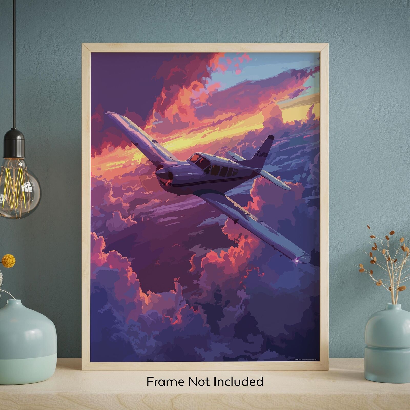 Aviation Pilot Prints: Cessna Boeing Wall Decor 11x14
