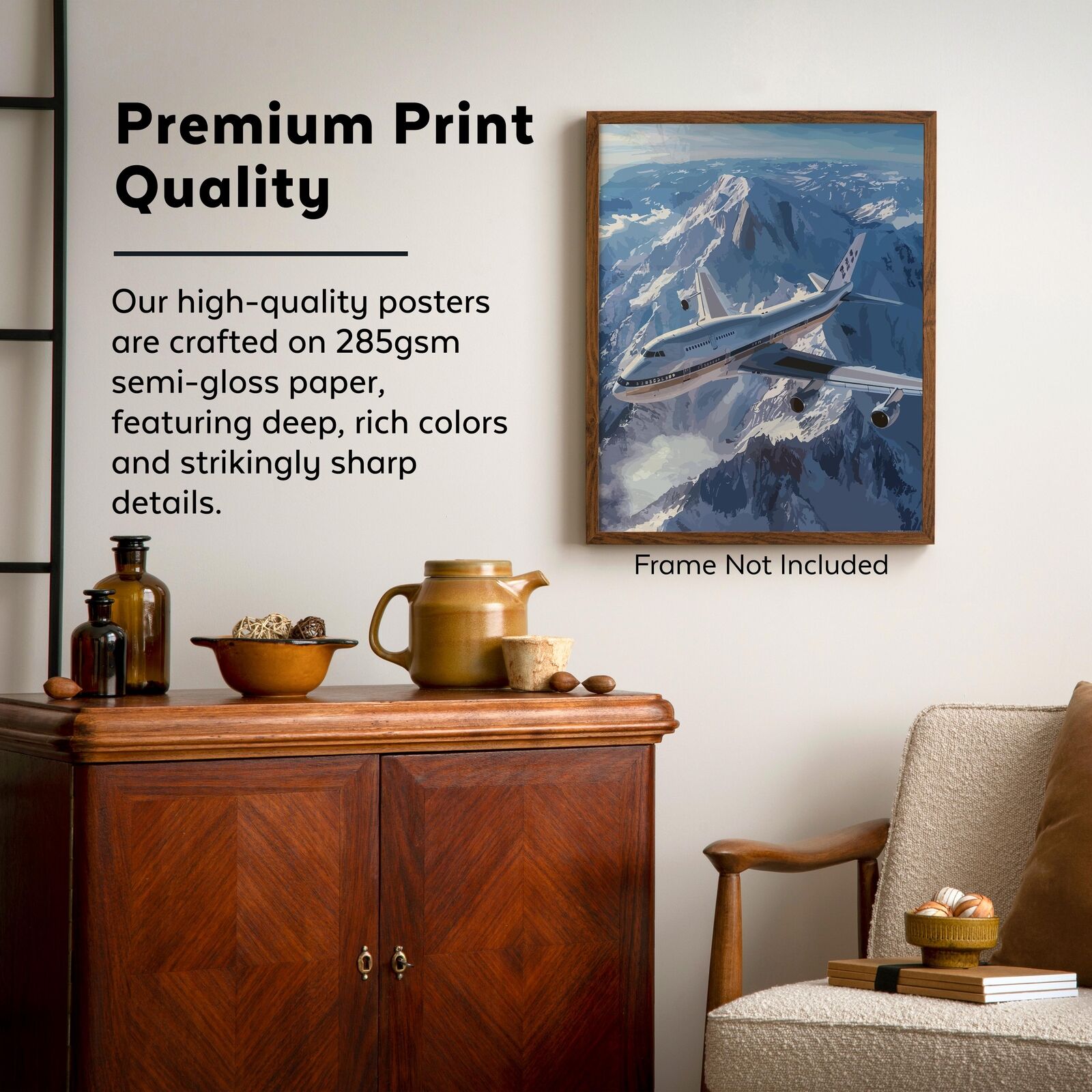 Airplane Poster Set - Cessna, Boeing, Aviation Pilot