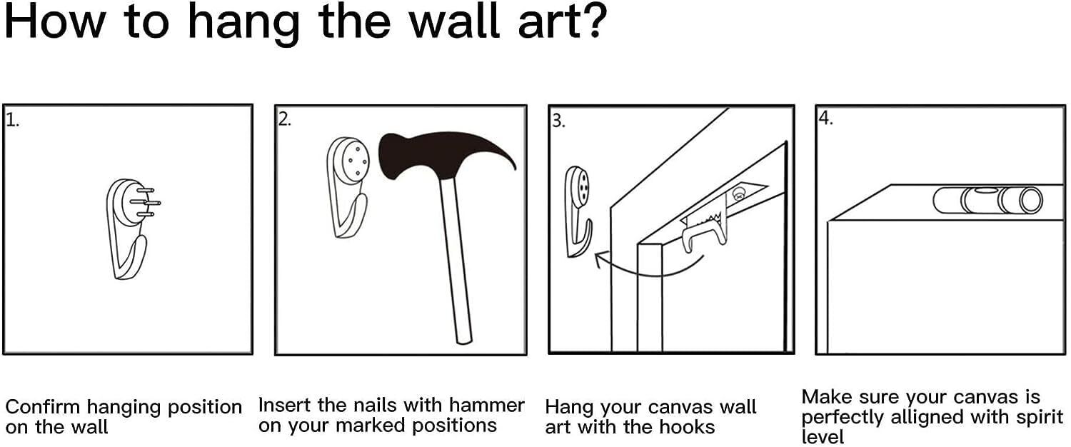 Vintage Grey Gold Aviation Canvas Wall Art Set