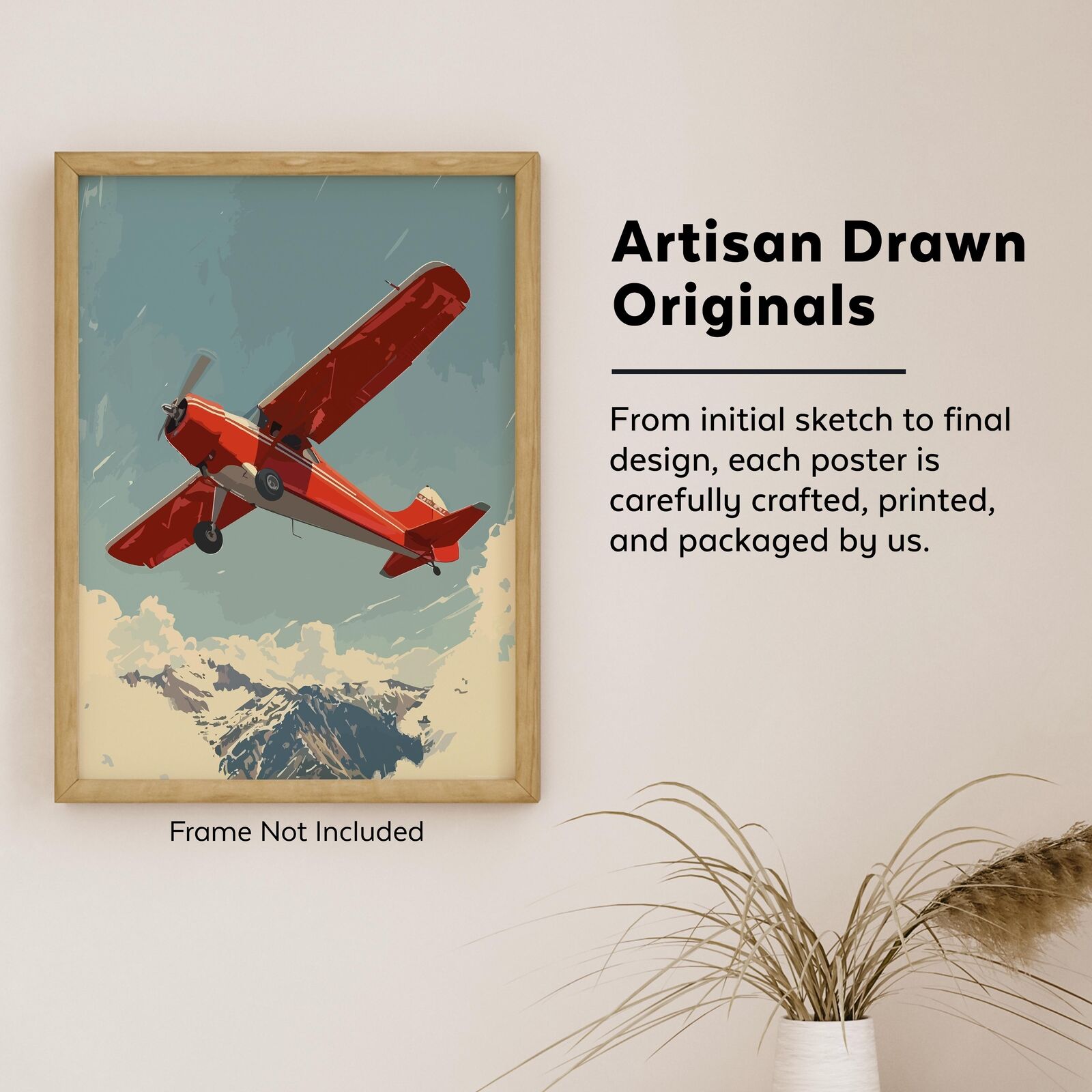 Aviation Pilot Prints: Cessna Boeing Wall Art, 11x14