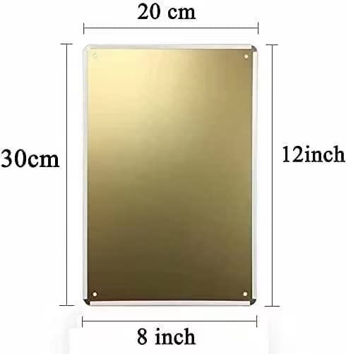 Vintage Airplane Metal Tin Sign for Military Enthusiasts