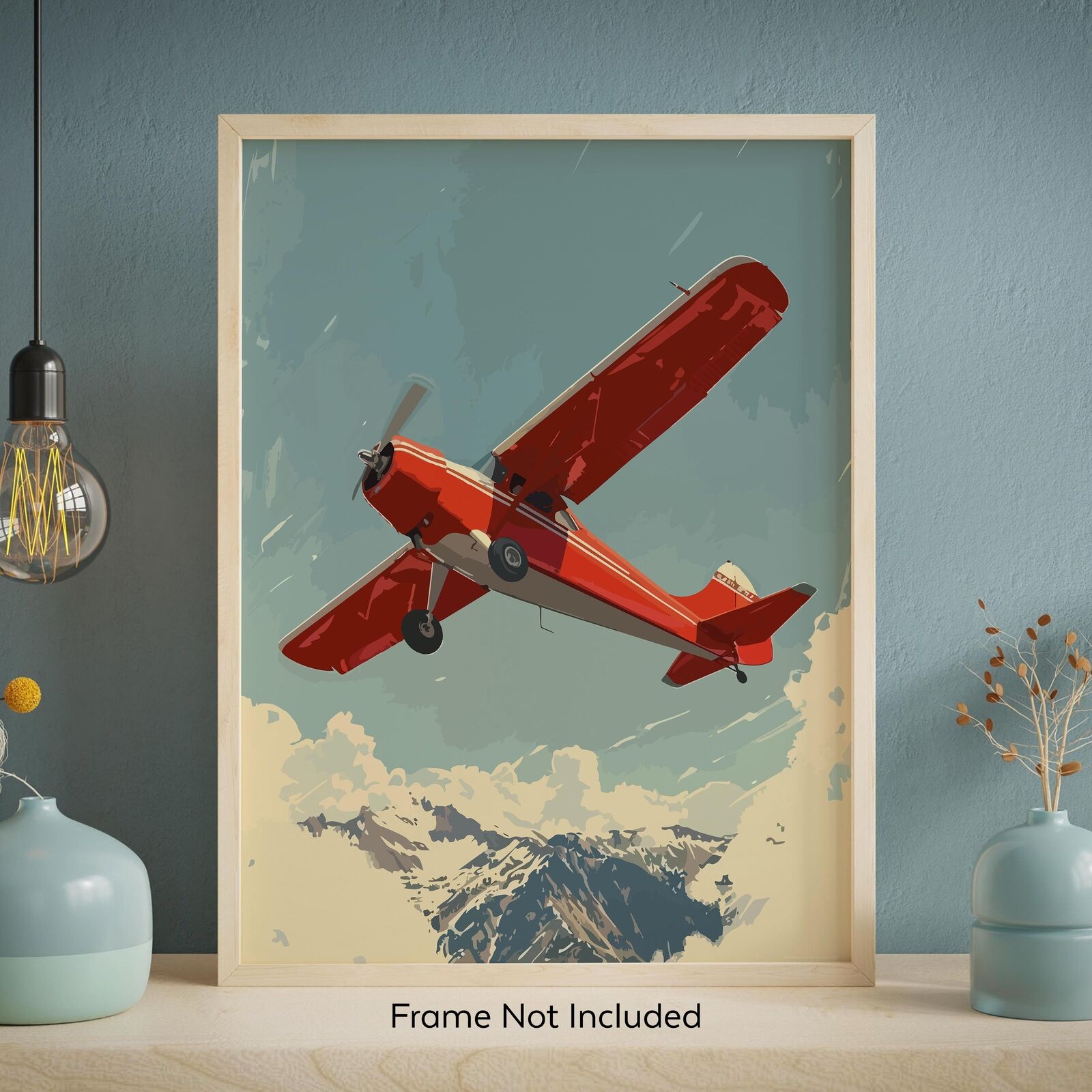Aviation Pilot Prints: Cessna Boeing Wall Art, 11x14
