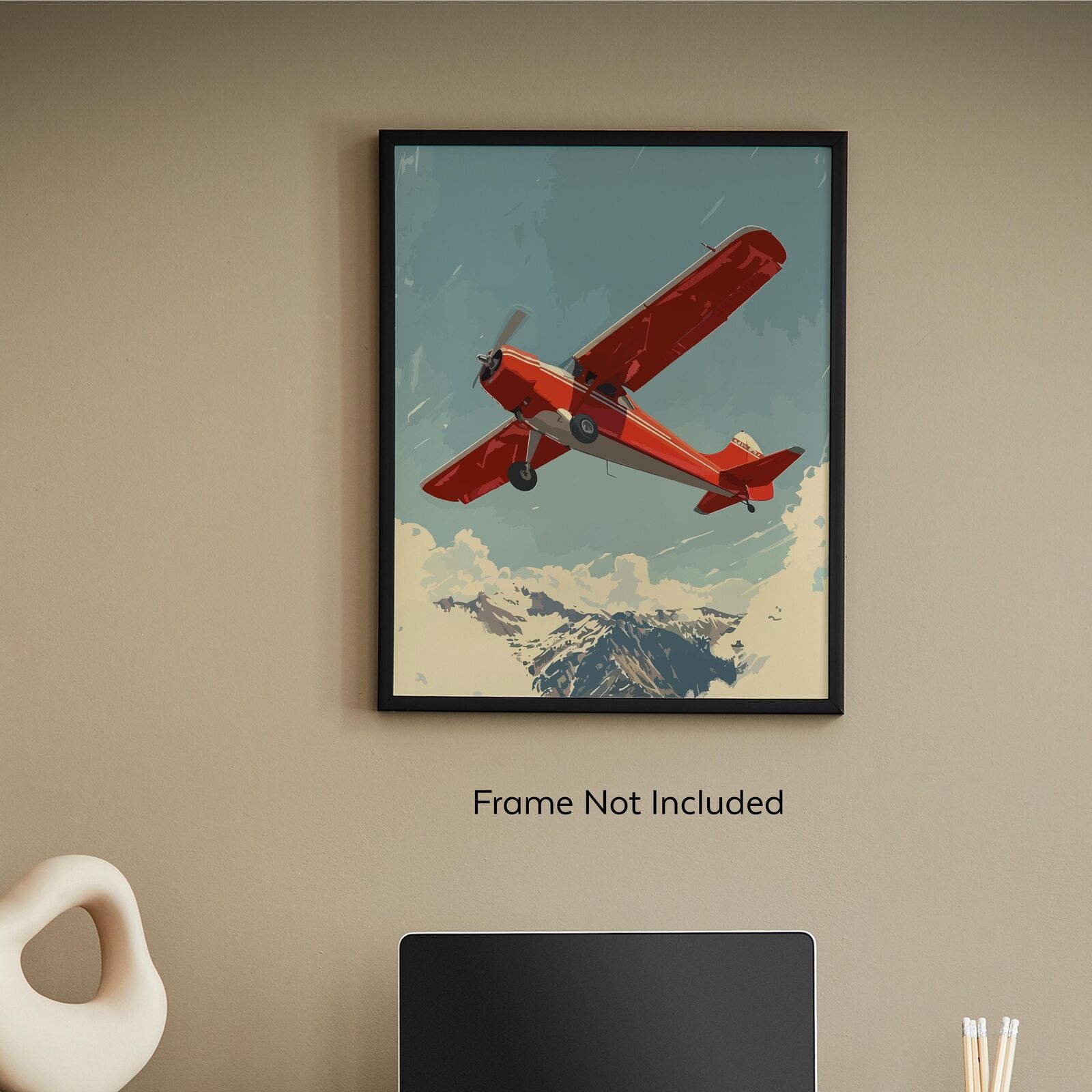 Aviation Pilot Prints: Cessna Boeing Wall Art, 11x14