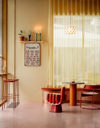 Lukmisu Pilot Phonetic Alphabet Metal Sign 8x12 in