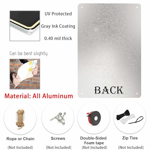 Lukmisu Pilot Phonetic Alphabet Metal Sign 8x12 in