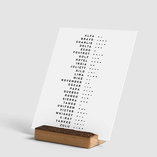 Aviation Phonetic Alphabet Morse Code Print Art Aviator