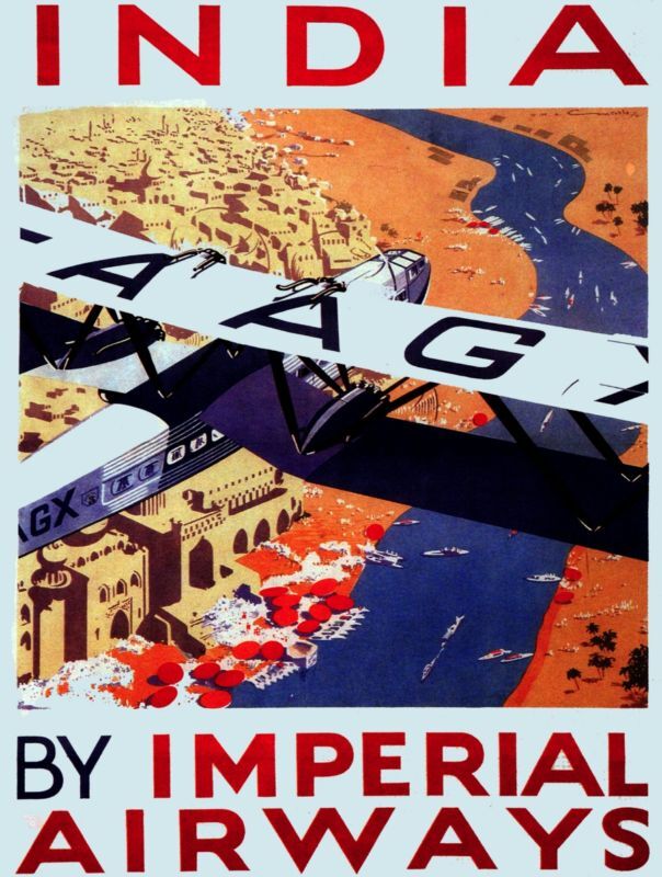 Aviation Travel Poster for Stylish Home Decor