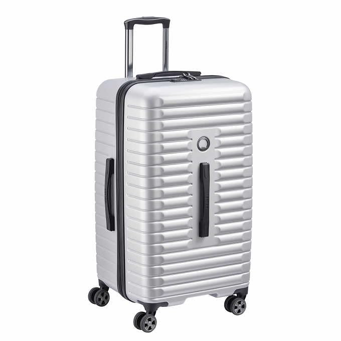 Delsey 2-piece Hardside Trunk Set - Silver Color