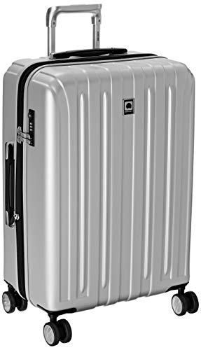 DELSEY Paris Titanium Hardside Checked Luggage, Silver 25