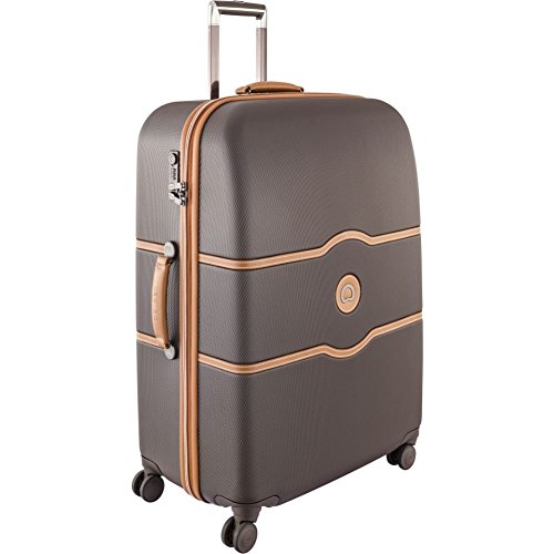 DELSEY Paris Chatelet Spinner Luggage, Chocolate Brown, 28