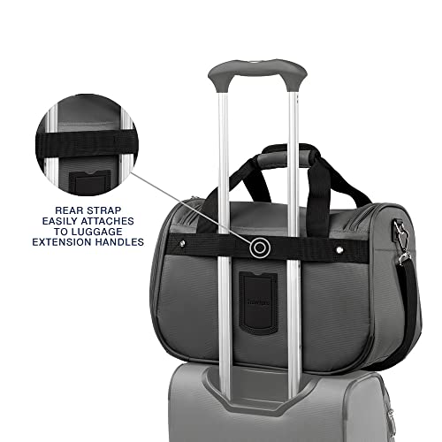 Aviation Travel Tote: Lightweight Underseat Carry-On, Shadow Grey