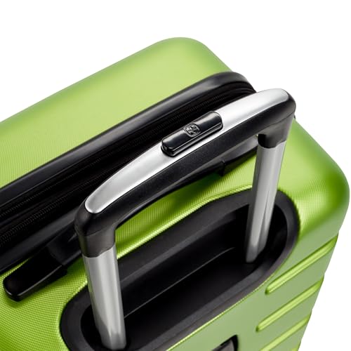 SwissGear 7366 Green Expandable Luggage, Spinner Wheels, 23