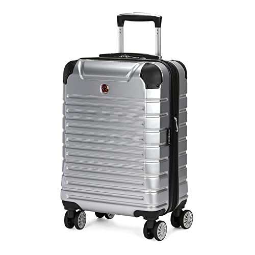 SwissGear 7782 Silver Hardside Spinner Carry-On Bag
