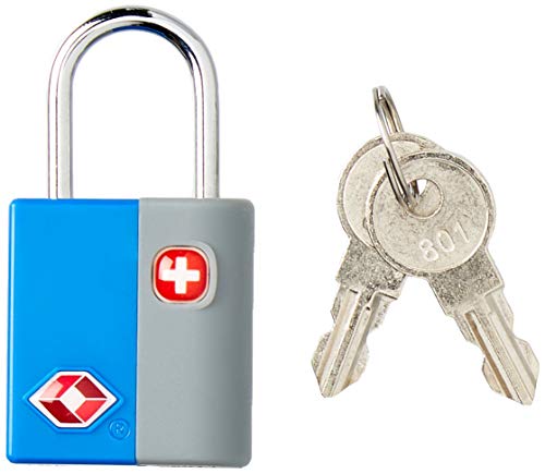 SwissGear TSA-Approved Mini Luggage Locks - Blue, Set of 2