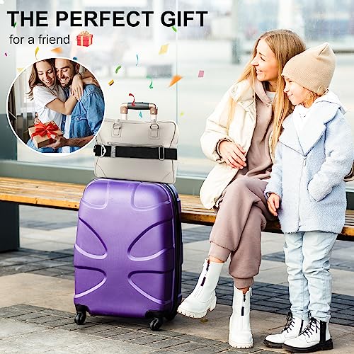 2-in-1 Travel Belt for Luggage in Black