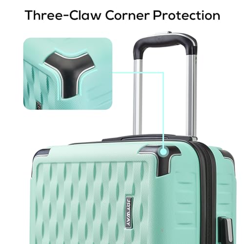 10 Piece Melalenia Luggage Set - Green