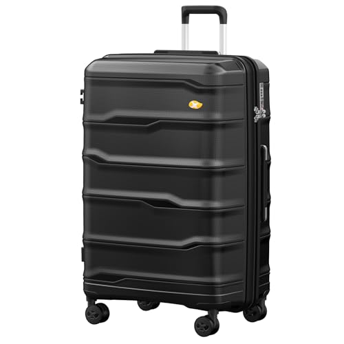 28" Spinner Wheels Suitcase, Lightweight PP with TSA Lock