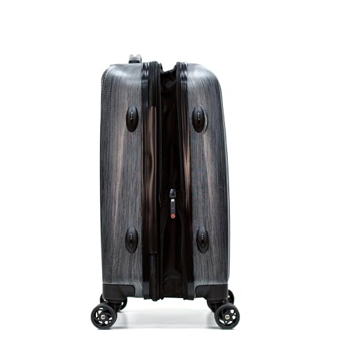 Olympia U.S.A. Aerolite TSA Lock Suitcase Set/21-25-29in, Gray