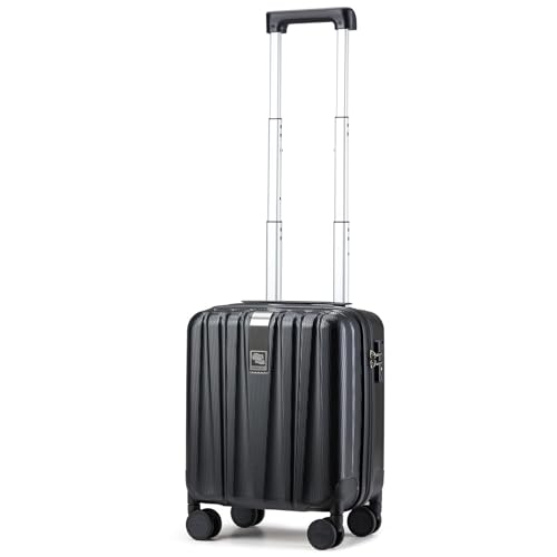 Hanke 14" Underseat Carry-On Luggage - Jet Black