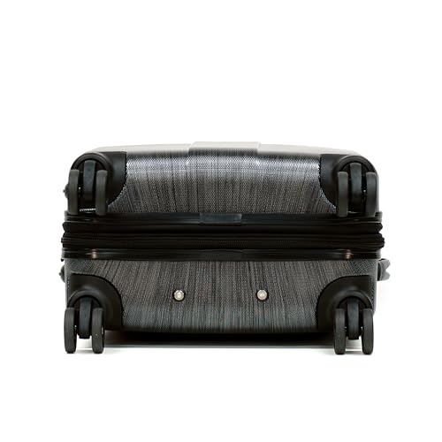 Olympia U.S.A. Aerolite TSA Lock Suitcase Set/21-25-29in, Gray