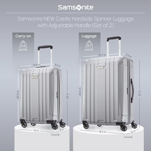 Samsonite Silver Spinner Luggage Set - 2 Pieces