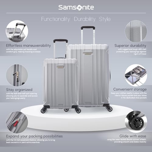 Samsonite Silver Spinner Luggage Set - 2 Pieces