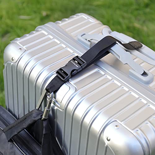 Vividwise Aviation Travel Luggage Straps - Black