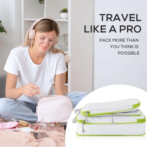 Aviation-Sized Travel Packing Cubes - 2 Piece Set