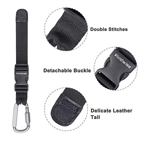 Vividwise Aviation Travel Luggage Straps - Black