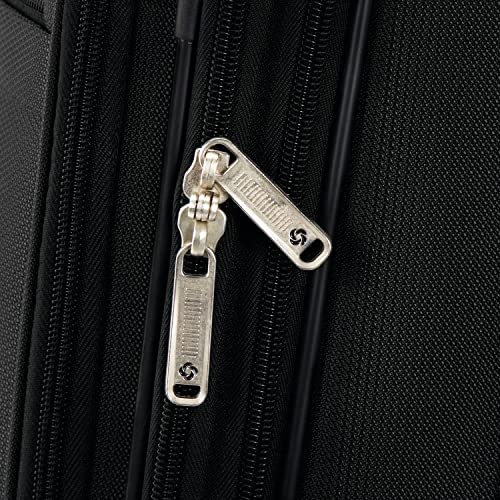 Samsonite Aspire DLX Softside Aviation Luggage Set, Black