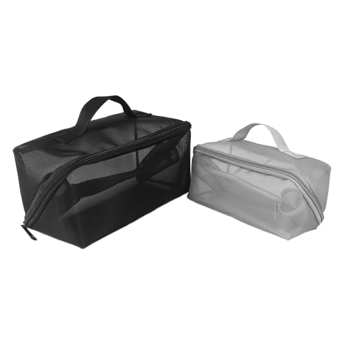 Aviation Travel Cosmetic Bag Set: Organize Cosmetics (Black, Mixed Colors)