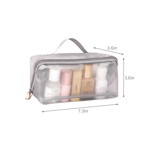 Aviation Travel Cosmetic Bag Set: Organize Cosmetics (Black, Mixed Colors)
