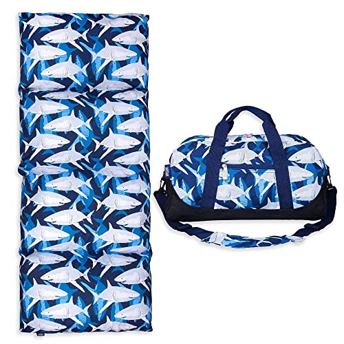 Aviation Kids Duffel Bag Bundle with Lounger Pillow