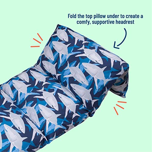 Aviation Kids Duffel Bag Bundle with Lounger Pillow