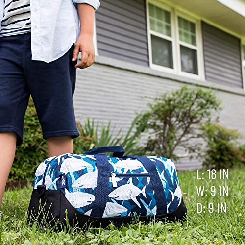 Aviation Kids Duffel Bag Bundle with Lounger Pillow