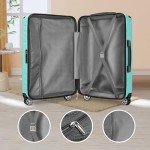 10 Piece Melalenia Luggage Set - Green