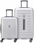 Delsey 2-piece Hardside Trunk Set - Silver Color