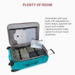 SwissGear Teal Checked-Large 29-Inch Roller Luggage