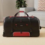 Red Rolling Travel Duffel Bag - 36-Inch