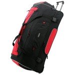 Red Rolling Travel Duffel Bag - 36-Inch