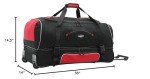 Red Rolling Travel Duffel Bag - 36-Inch