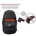 SwissDigital TSA-Friendly Travel Backpack for Men