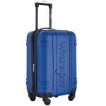 Wrangler Astral 20-Inch Blue Carry-On Luggage