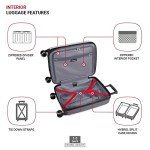 SwissGear 19-Inch Expandable Spinner Carry-On Luggage