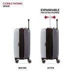 SwissGear 19-Inch Expandable Spinner Carry-On Luggage