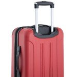 Travelers Club Chicago 5-Piece Red Luggage Set