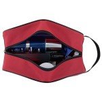 Travelers Club Chicago 5-Piece Red Luggage Set