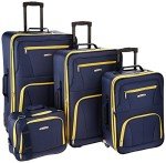 Rockland Journey Expandable Softside Luggage Set - Navy
