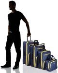 Rockland Journey Expandable Softside Luggage Set - Navy